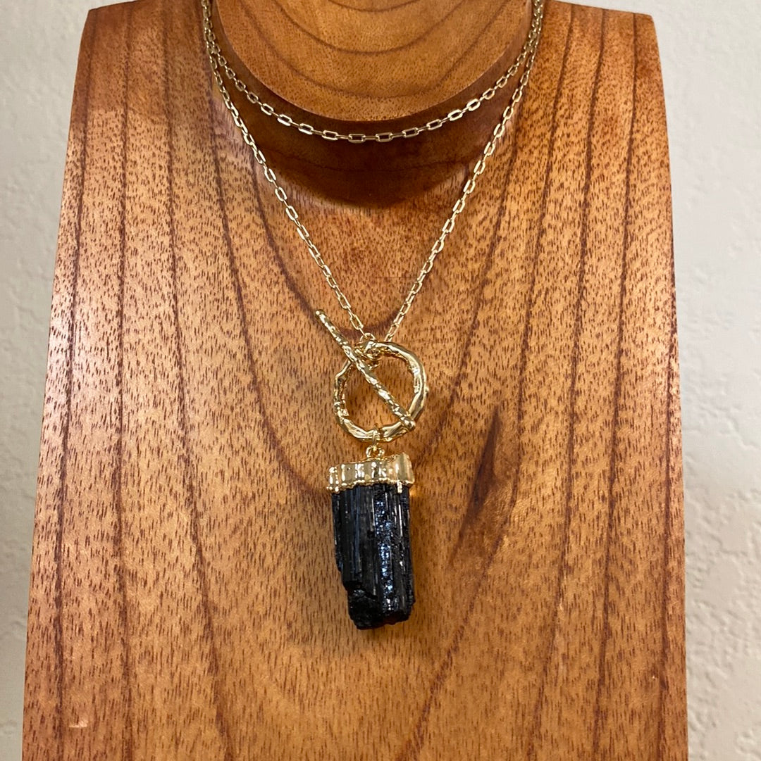 Blue Kyanite w/ Front Toggle Clasp